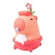 thumbnail image 1 of Dispensador automático de jabón espumoso, dispensador de jabón inteligente, pulverizador de espuma, lindo capibara rosa, 1 of 9