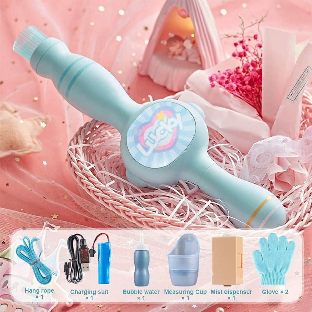 Colorful Smoke #bubble machine# & Elastic Bubble Fog Wand, Magic Interactive Fog Smoke #bubble machine# with Elastic Smoke Effect for Party, Fun Indoor Outdoor Accessories, Lightweight Design V1X7