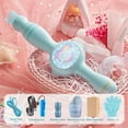 thumbnail image 3 of 2 Set Colorful Smoke Bubble Machine, Portable Colorful ‌Mist‌ Bubble Maker,BLUE PINK Bubbles Machine Elastic Bubble Fog Wand,Magic Interactive Fog Bubble Machine with Elastic Mist‌ Effect, 3 of 9