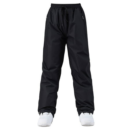 AGWOLF Women Men Ski Pants Thermal Waterproof Windproof Cargo Pant Insulated Winter Warm Outdoor Snowboard Trousers