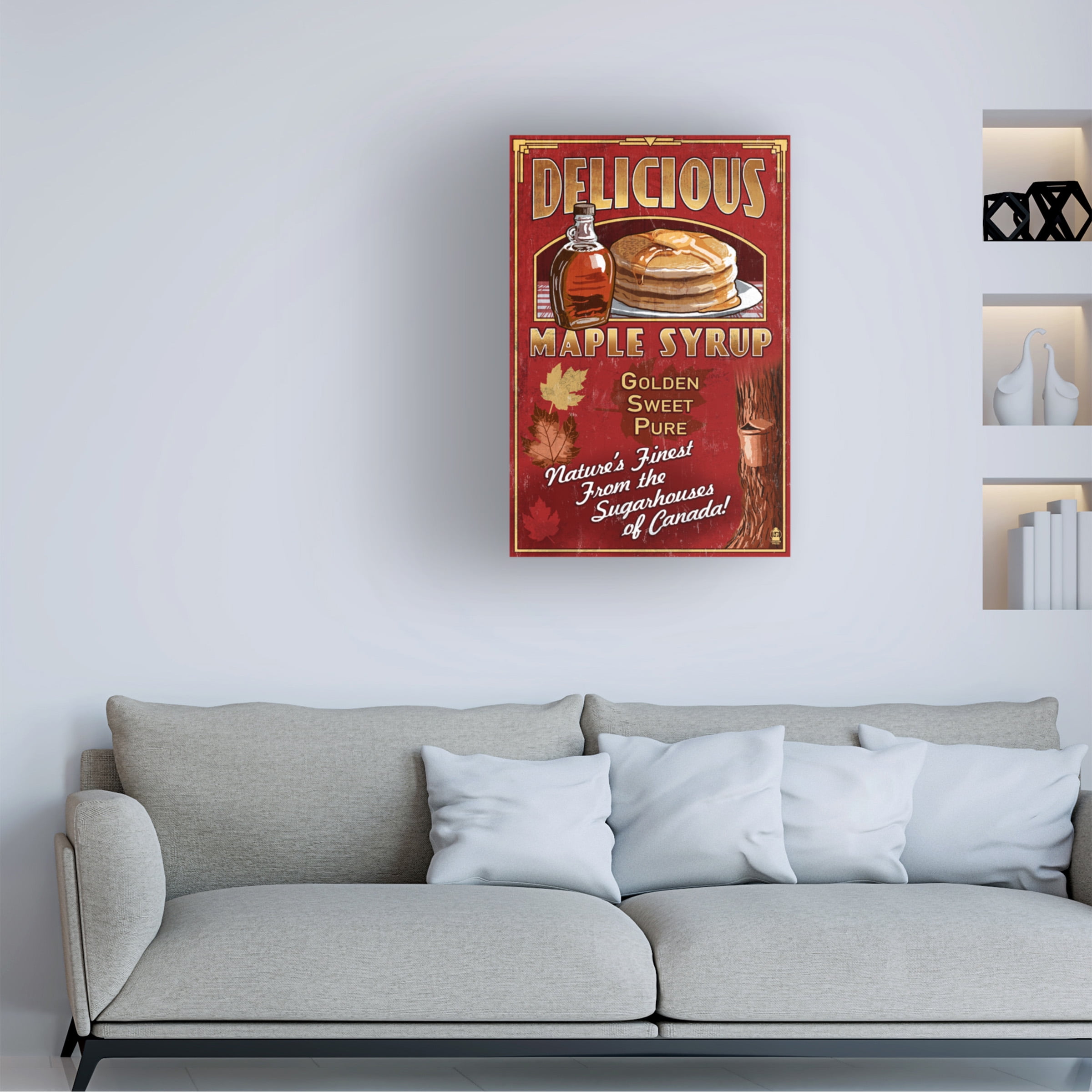 Lantern Press 'Pancakes' Canvas Art