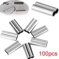 thumbnail image 2 of 100PCS Fishing Single Double Barrel Crimping Sleeves Tackle Connector Tools H, 2 of 6