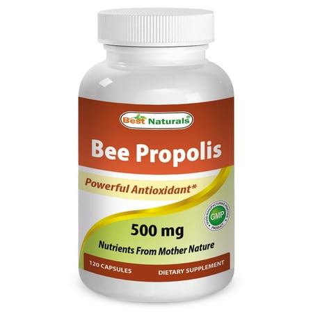 Bee Propolis 500 mg 120 CAP (Best Food For Nerves Strength)