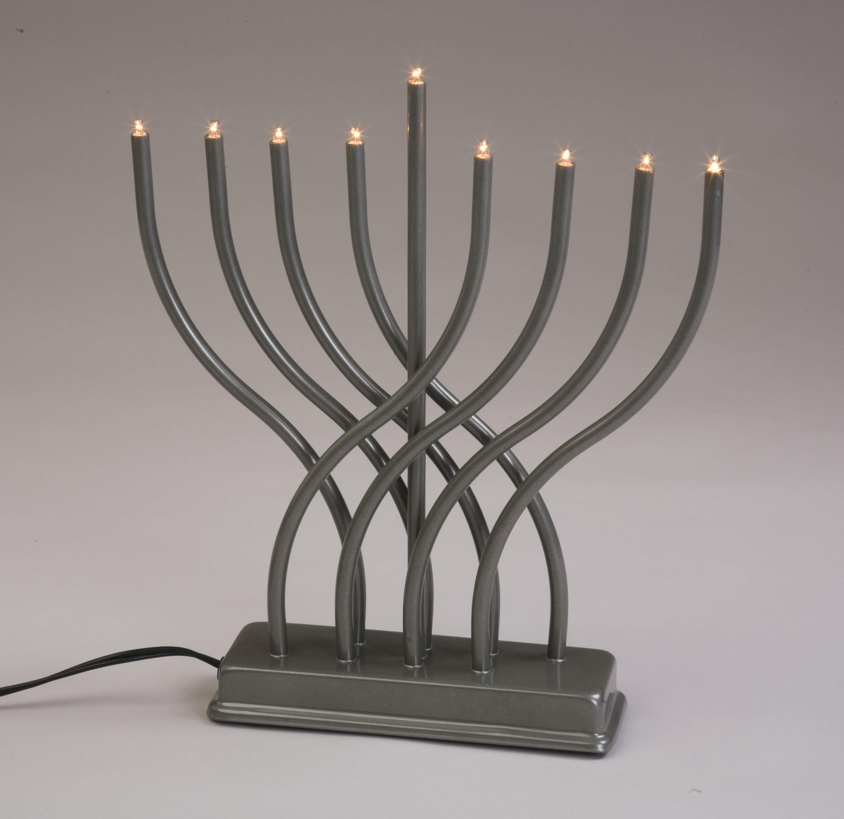 Electric MenorahFinishPewter