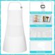 thumbnail image 3 of Kids Apron and Chef Hat Set Children Apron Adjustable with 2 Pockets Children Chef Painting for Cooking Baking White, 3 of 4
