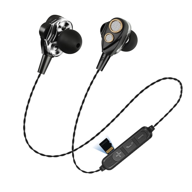 Auriculares Tarjeta 6D Sonido envolvente Bluetooth4.1 TF Juego Estéreo Deporte Auriculares inalámbricos Teléfono Auriculares internos Noticed EL0887-01B