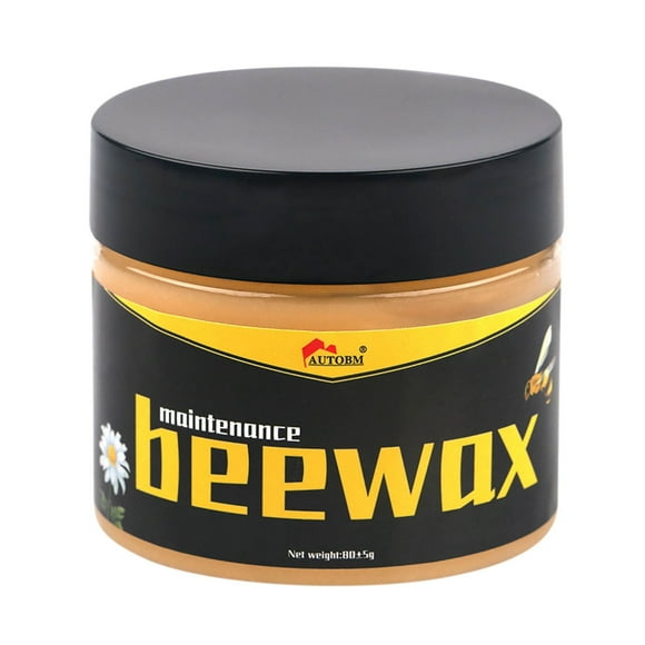 fheaev Furniture Polishing Beeswax Natural Seasoning Beewax Wooden Floor Cleaning Repair Maintenance Polished Care