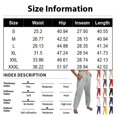thumbnail image 3 of Tittly Sweatpants Women Pants for Women Trendy Straight Leg Sweatpants For Women Bottom Fleece Joggers Drawstring High Waited Tapered Yoga Pants Sweatpants for Women Womens Pants Dark Gray L, 3 of 5