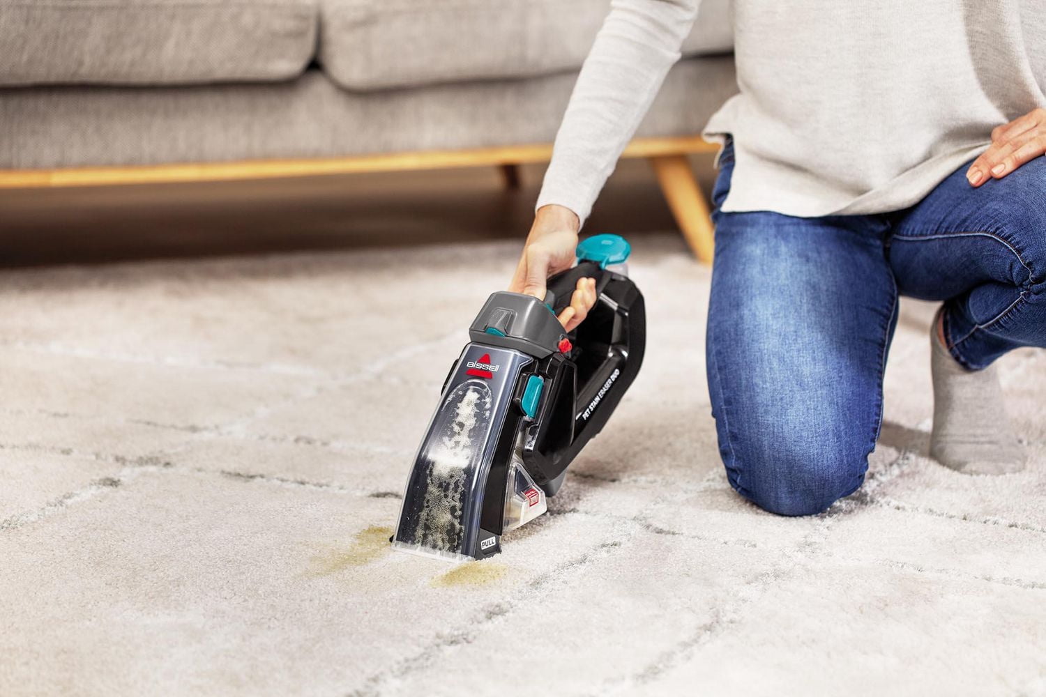 Pet Stain Eraser™ Duo Cordless Portable Deep Cleaner Plus Hand Vacuum