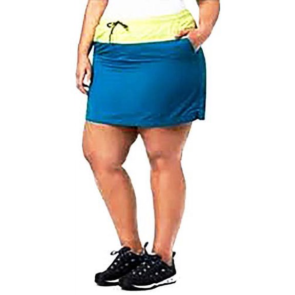 Columbia Women's Plus-Size Sandy River Skort Skirt, Jewel, neon Light, Sz 1X