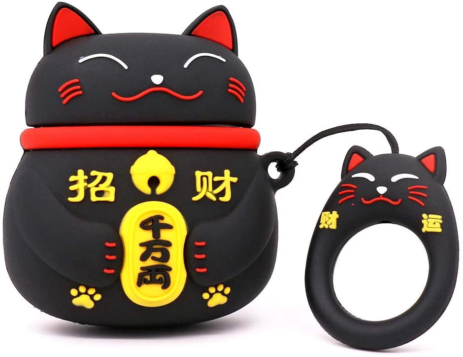 Whisker Cat Case For AirPods 3 – Adorable Kitty-Shaped Silicone Case With Cleaner Kit And Carabiner