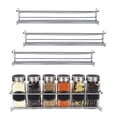 thumbnail image 3 of Estantes Metálicos Para Especias De 4 Uds., Estantes De Cocina Para Especias, Organizador De Condimentos Compatible Con Nuestros Tarros De Condimentos Autoadhesivos Sin Perforación Minnieouse HA020073-00, 3 of 7