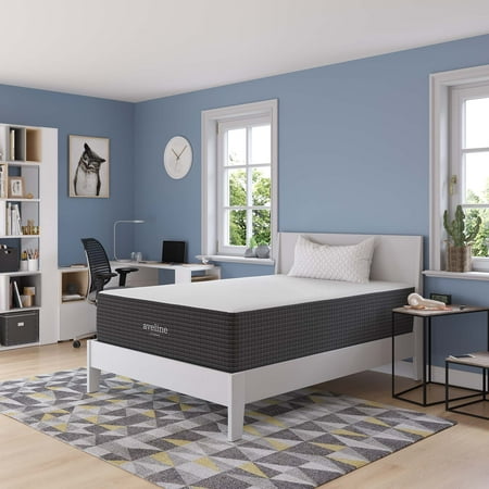 Modway Aveline 14" Modern Style Memory Foam Full Mattress in White