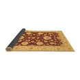 thumbnail image 2 of Ahgly Company Indoor Round Oriental Brown Traditional Area Rugs, 6' Round, 2 of 4