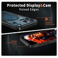 thumbnail image 3 of Allytechgroup Shockproof Kickstand Case for iPhone 17 Pro Max, PC+TPU Hybrid Back Cover with Magnetic Ring Support Wireless Charging Anti-Scratch & Drop Protection for iPhone 17 Pro Max, Blue, 3 of 6