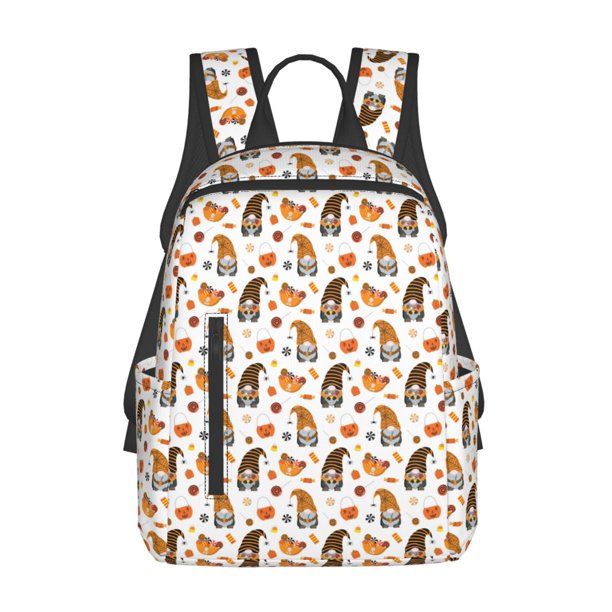 Disketp Halloween Gnomes Mochila Ligera e Impermeable, Mochila de Día Resistente para Viajes, Senderismo y Uso Diario para Hombre y Mujer