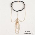 thumbnail image 3 of Cadena de pierna de perla de Metal multicapa larga personalizada, cadena elástica de tendencia creativa para mujer, joyería de cadena para el cuerpo Wmkox8yii fajkfhkj5495, 3 of 9