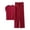 A Red, variant on Paiwinds Women‘s Loose Modal Pajama Set - V-Neck Short Sleeve Top & Straight-Leg Pants, Soft Cotton Modal Blend Sleepwear for Home Lounge in Multiple Colors