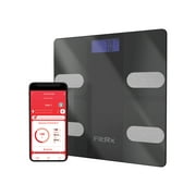 FitRx Smart Weight Scale, Bluetooth Digital Body Scale Measures Weight, BMI, BMR and More, with App, Battery