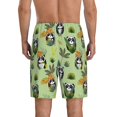 thumbnail image 5 of Cauagu Cute Panda Bear In Greenery Forest Print Pajama Bottoms for Men Sleep Pajama Shorts Elastic Waistband Sleep Pajama Short Men's PJ Shorts -X-Large, 5 of 6