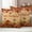 Yellow Orange, variant on Thanksgiving Maple Outdoor Waterproof Pillow Covers, Fall Pumpkin Leaves Farmhouse Retro Brown Decorative Square Throw Pillowcase Sofa Cushion Sham for Patio/Couch/Chair, 16"x16" 2 Pack