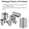 thumbnail image 4 of Jinsinto 200PCS Hexagonal Tête Vis Kit d'Assortiment 10 Types Hexagonales Vis de Râpe Ensemble M3 M4 M5 M6 M8 Acier Inoxydable Hexagonal Tête de Culasse Kit de Vis pour l'Utilisation en Magasin, Garage et Maison, 4 of 5