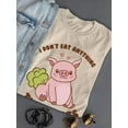 thumbnail image 3 of Don't Eat Anything That Farts T-Shirt Women -Smartprints Designs, Female XX-Large, 3 of 4