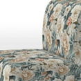 thumbnail image 4 of Designart "Floral Abundance In Farmhouse Blue & White I" Blue Floral Upholstered Accent Chair - Cottage Arm Chair For Living Room, 4 of 5