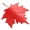 Red, variant on BE-TOOL 1/5PCS Maple Leaf Shape Door Stop ABS Wedges Stopper Jam Block Jammer Wedge for Door Window Chair Green