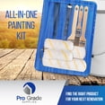 thumbnail image 3 of Juego de rodillos de pintura Pro Grade, 10 piezas, para todas las pinturas y tintes, 3 of 8