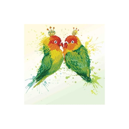 UPC: 4895225915026 | Diamond Dotz Facet Art Kit Intermediate Love Birds