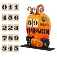 thumbnail image 1 of Calendario Adviento Halloween Calendarios cuenta regresiva madera Adornos escritorio Casa Hogar, 1 of 3