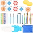 thumbnail image 2 of 36-Point Dot Tool Set Pen Point Tool Brush Template Ball Stylus Painting Plate, 2 of 8