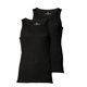 thumbnail image 1 of TOM TAILOR camiseta de hombre, paquete de 2 - camiseta interior, Garron S, lisa Negro M (Medium), 1 of 3
