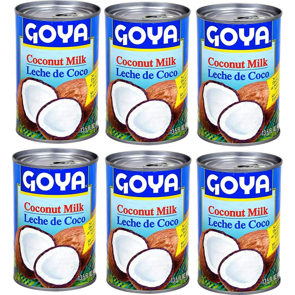 Coconut Milk Leche de Coco 13.5 oz by Goya (Pack of 6)