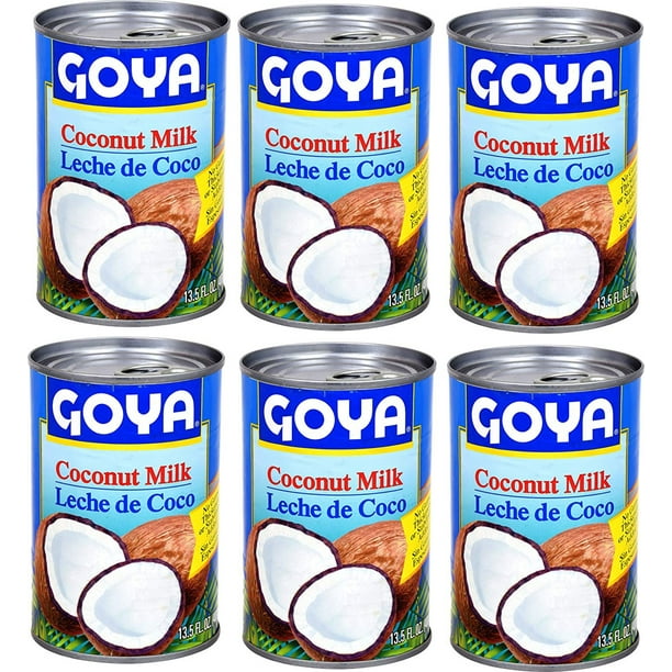 Coconut Milk Leche de Coco 13.5 oz by Goya (Pack of 6)