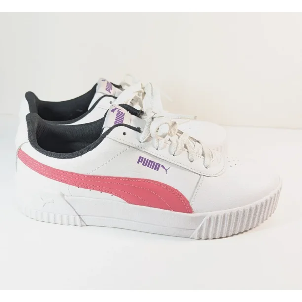 PU & MA Carina Soft Foam+ Women Sneakers White & Pink Size 8.5