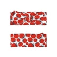 thumbnail image 2 of Daiia Hand Drawn Tomatoes Printed Handmade Baby Headbands Soft Stretchy Hair Bands with Bows for Newborn Infant Baby Toddler Girls, 2 of 5