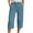 Blue, variant on Hpapadks Womens Casual Pants Fashion Solid Straight Leg Casual High Waist Sports Loose Bermuda Pant Slacks for Women Grey L