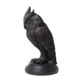 thumbnail image 2 of FeiBiQiuBi Gothic Black Owl Candle Holder Statue, Resin Owl Candlestick Holder, Halloween Gothic Tabletop Decor for Home Dining Table & Party, 2 of 8