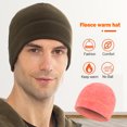 thumbnail image 3 of Qarigey Gorro deportivo de invierno de estilo sencillo para mantener el calor, gorros térmicos para hombres y mujeres, gorros deportivos para correr, Sombreros Naranja Qarigey AP011291-06B, 3 of 6