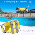 thumbnail image 2 of Chaleco salvavidas para perros VIVAGLORY, estilo deportivo, neopreno, amarillo, tamaño grande, 2 of 7