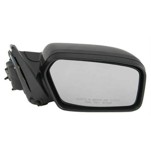 TRQ Mirror Power Smooth Black RH Right Passenger Side for 06-10 Fusion Milan New MRA05672 Fits select: 2006-2010 FORD FUSION, 2006-2010 MERCURY MILAN