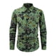 thumbnail image 2 of Blusa y camisa de manga larga con cuello vuelto para hombre, informal, estampada, con botones, de poliéster, 2 of 9