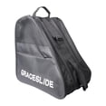 thumbnail image 1 of Bolsa de almacenamiento de patines en línea, transportista, bolsa de 3 capas, cremallera de gran capacidad, bolso de hombro, bolsa de zapatos de Negro, 1 of 8