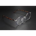 thumbnail image 3 of GUCCI GG0297Ok 004 Round Oval Blue Shiny Havna Demo Lens 52 mm Unisex Eyeglasses, 3 of 6
