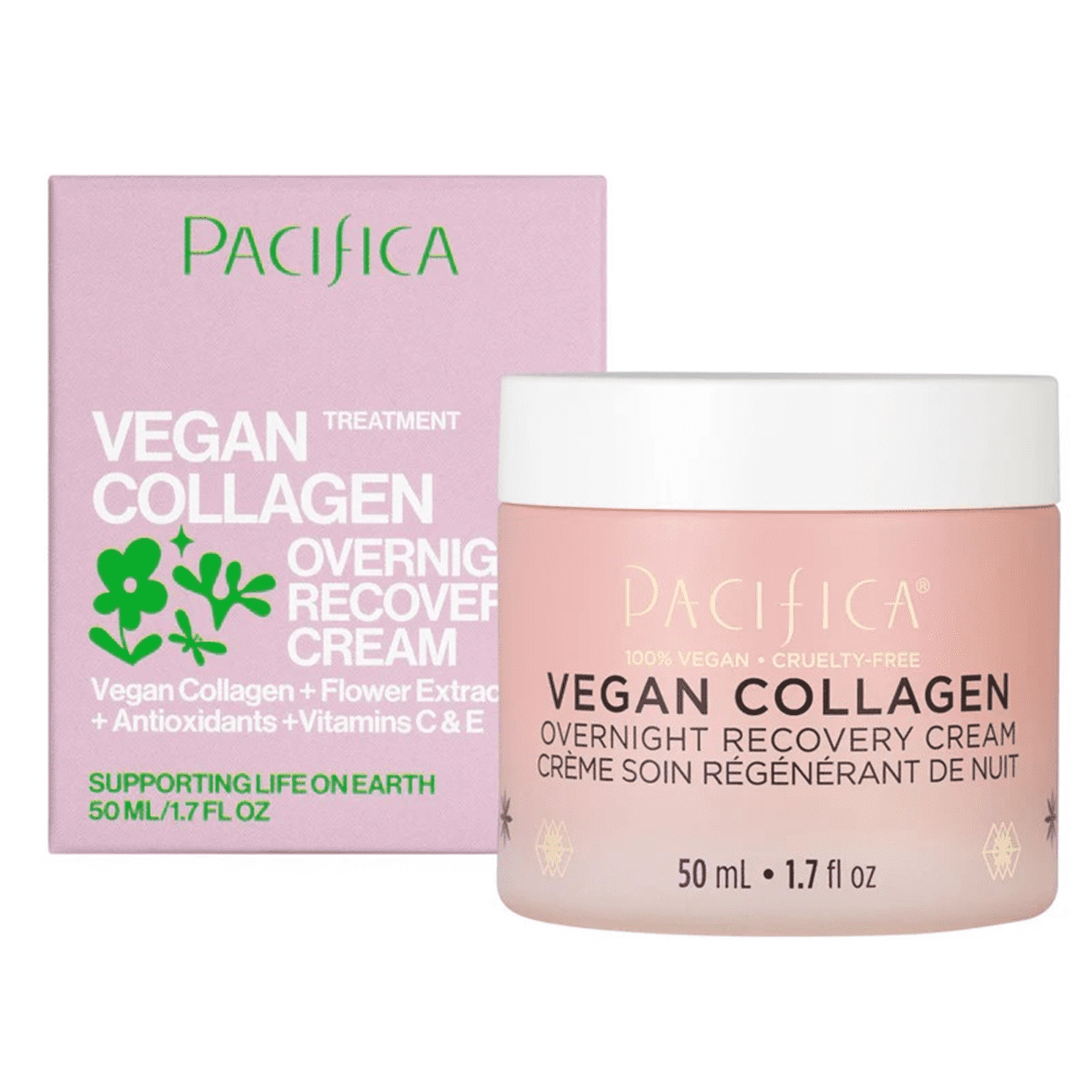Pacifica - Vegan Collagen Overnight Recovery Cream - 50ml