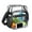 Black#667🌈, variant on Clear Makeup Tote Bag Black | Extra Large Transparent PVC Shoulder Pouch | 12x10x6 in Stadium Approved Toiletry Organizer