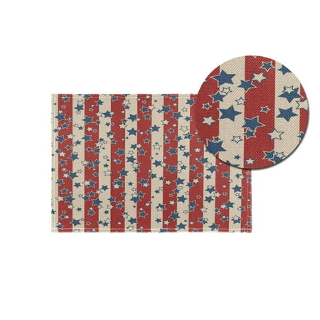 

Placemat Table Mats Heat-Resistant Washable Clean Kitchen Place Mats for Dining Table Decoration 18 X 12