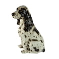 thumbnail image 2 of Three Star Import & Export BC140 22 in. Black & White Cocker Spaniel Capodimonte Figurine, 2 of 2